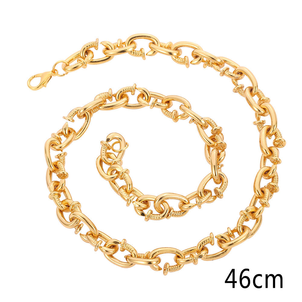 Hip Hop Tendencia Rap Accesorios Nail Personalidad Discoteca Exagerada Pulsera de Moda para Hombres