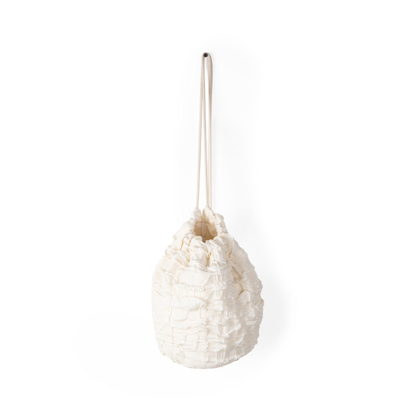 New Fashion Korean Style Pleated Casual Nylon Backpack