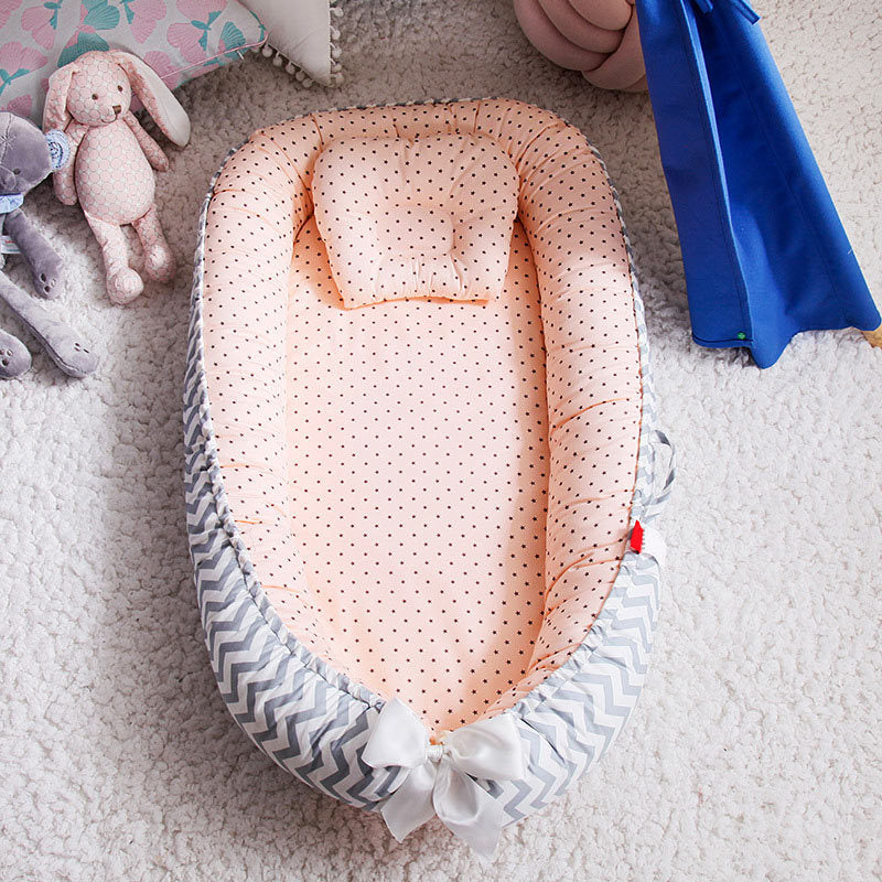 Cama de cuna de algodón