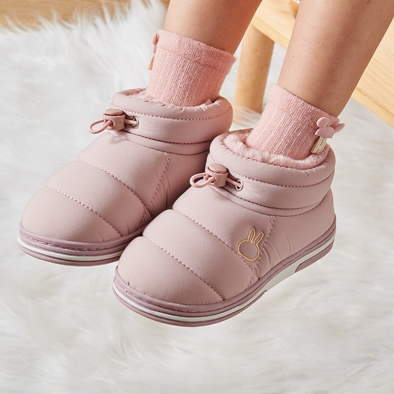 Mignon chaud garçon et fille maison coton glisser sac avec