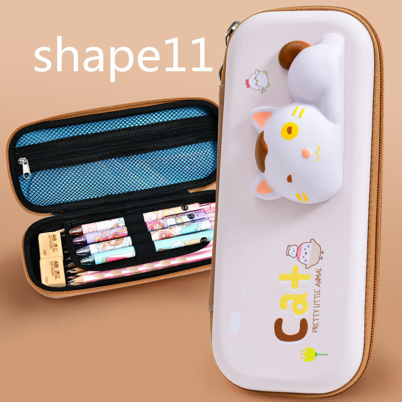 Trousse à crayons de décompression 3D multifonctionnelle de grande capacité