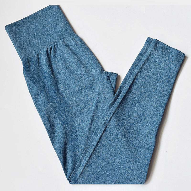Pantalon de yoga serré élastique taille haute pantalon de fitness hanche