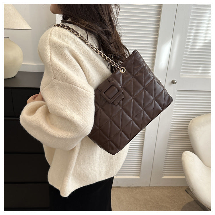 Sacs à bandoulière femme nouveau sac à chaîne en losange de style Chanel Chic et tendance