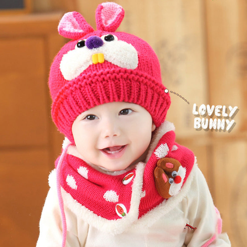 Bonnet en laine pour bébé
