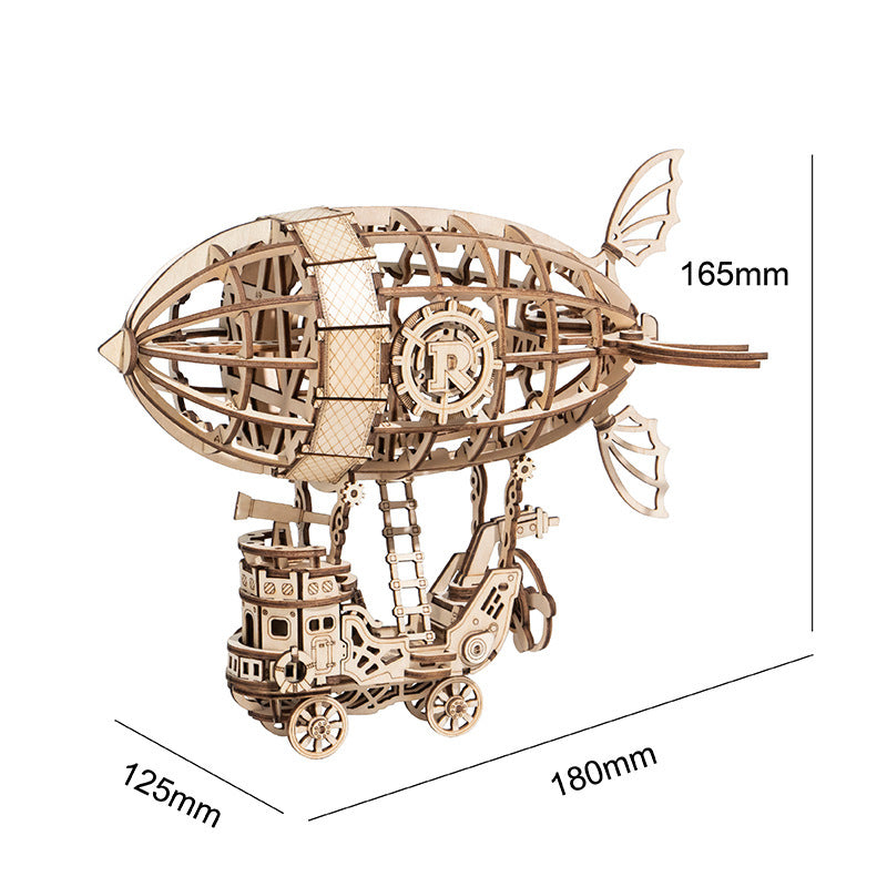 Puzzle 3D créatif DIY assemblage en bois