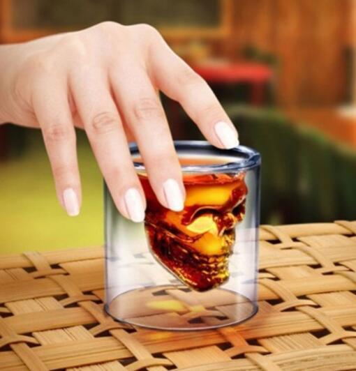 Calavera Calavera Doble Cristal Transparente