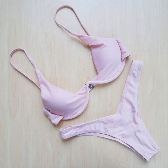 Maillots de bain sexy pour femmes, bikini, push-up, maillots de bain