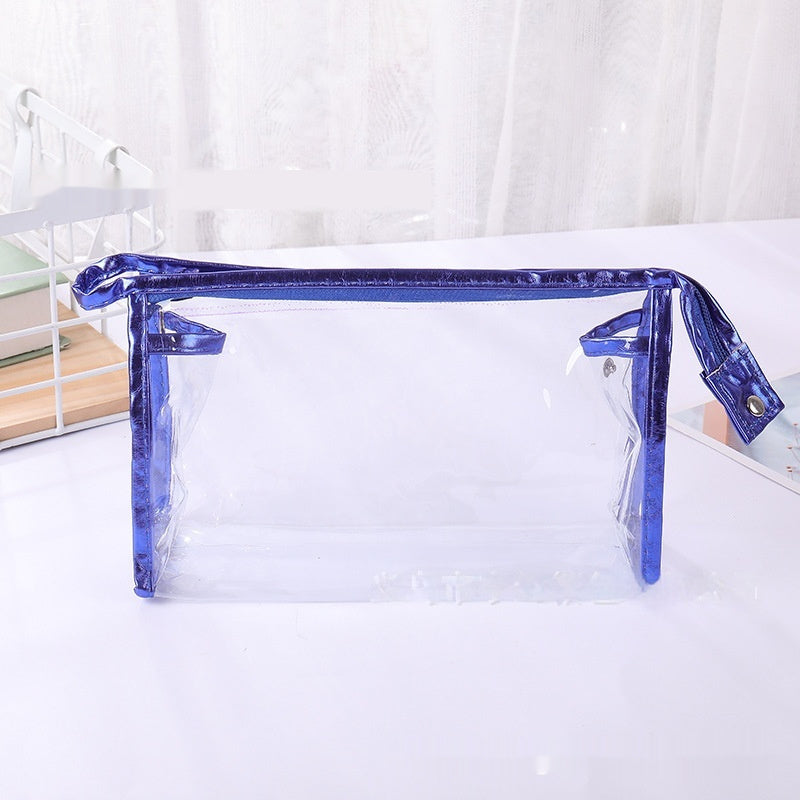 Sac de rangement de grande capacité de mode de lavage portatif de maquillage Transparent imperméable de PVC