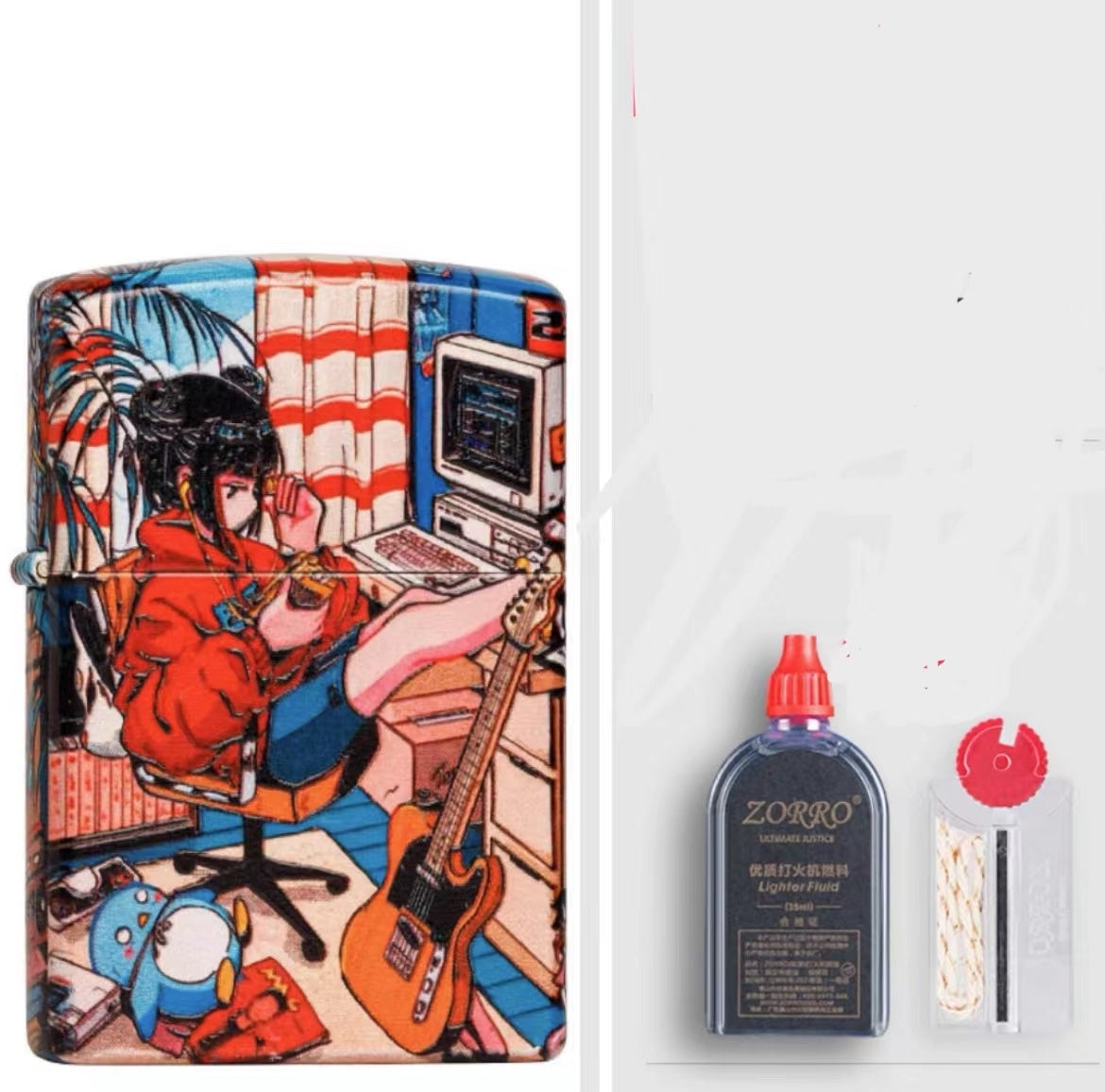 Encendedor de queroseno Muela abrasiva a prueba de viento Elemento secundario Alto nivel de apariencia