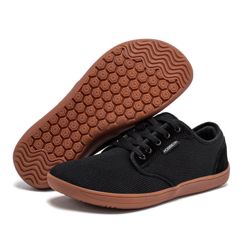 Zapatos casuales deportivos de fondo suave de cuero de gamuza de otoño para hombres