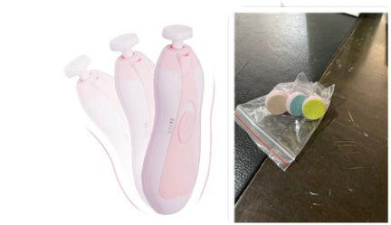 Polisseuse à ongles électrique multifonctionnelle anti-rayures pour bébé