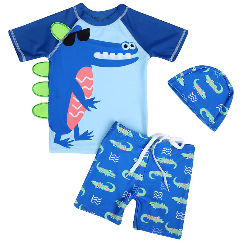 Maillot de bain pour enfants garçons Boxer fendu maillot de bain bébé maillot de bain dessin animé séchage rapide maillot de bain garçon