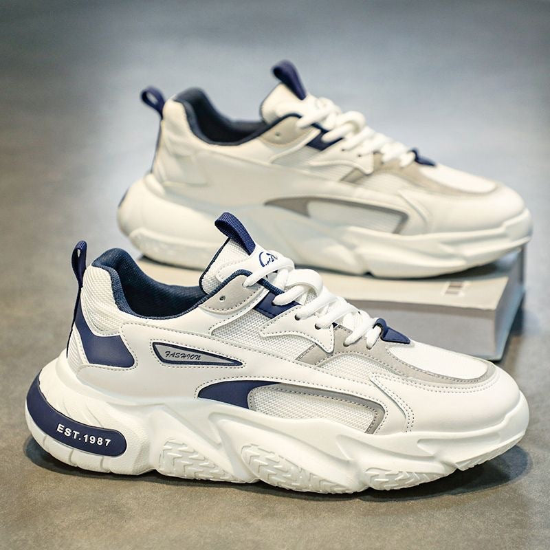 Zapatos deportivos de malla transpirable para hombre Ocio que aumenta la altura