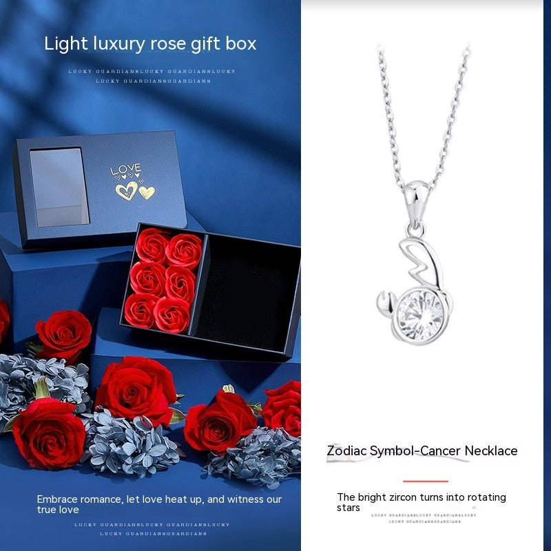 Collier Douze Constellations Femme Argent Sterling