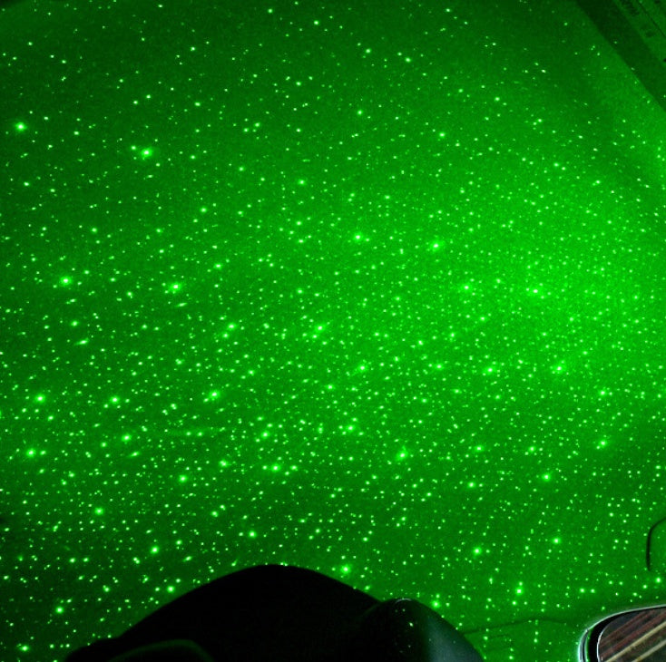 Car decorative lights usb star lights laser projection lights car atmosphere