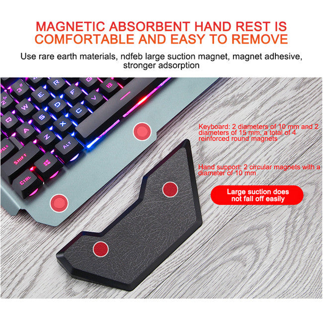 Teclado mecánico con cable para juegos