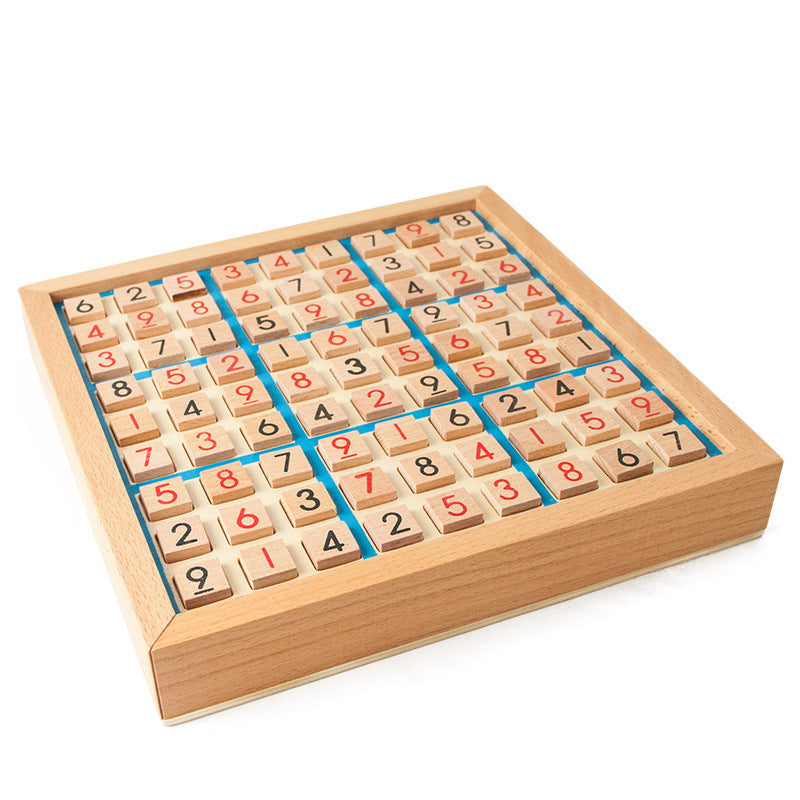 Enfants Sudoku échecs hêtre International dames pliant jeu Table jouet cadeau apprentissage et éducation Puzzle jouet