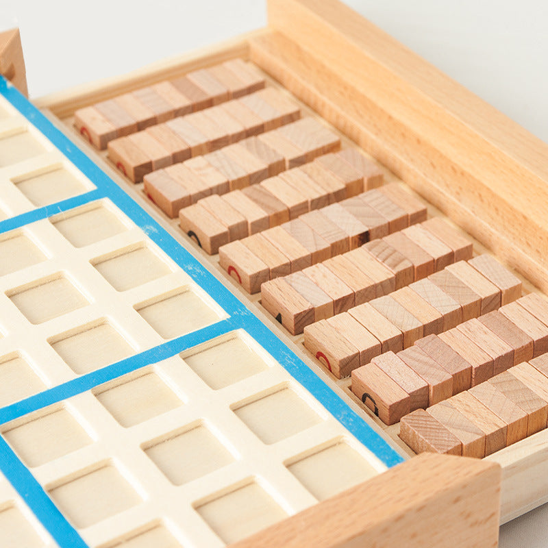 Enfants Sudoku échecs hêtre International dames pliant jeu Table jouet cadeau apprentissage et éducation Puzzle jouet
