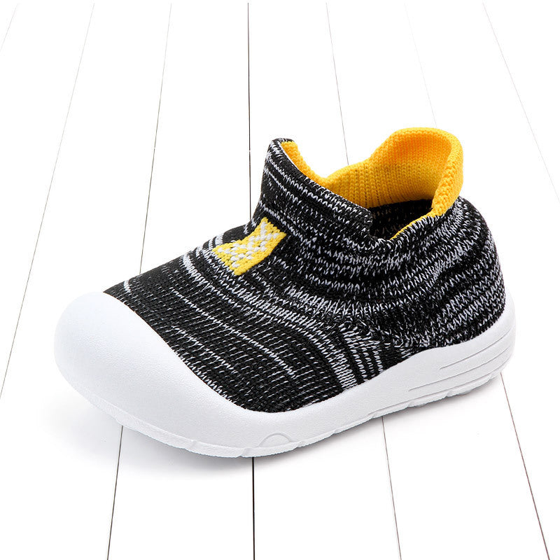 Chaussures de printemps à semelle souple pour enfants, chaussures de marche antidérapantes et respirantes pour bébés