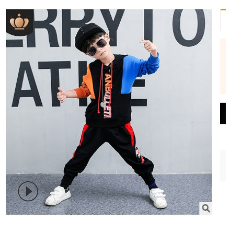 Costume de printemps pour garçons, vêtements pour enfants coréens, costume de sport deux pièces à manches longues, vêtements tendance, nouvelle collection 
