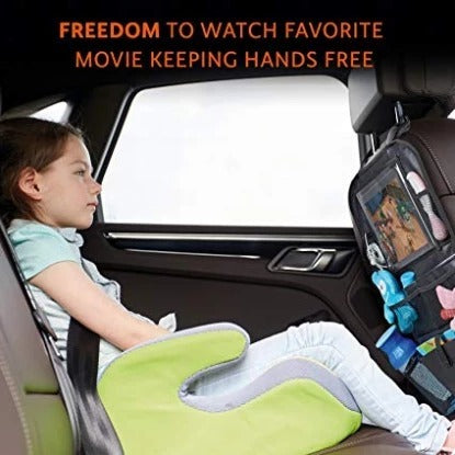Compatible avec Apple, sac de rangement de voiture, sac de poche arrière de siège de voiture avec sac IPAD, tissu Oxford 600D