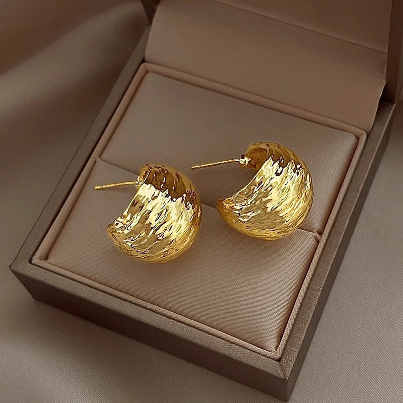 Sterling Silver Needle Niche Design Earrings For Women