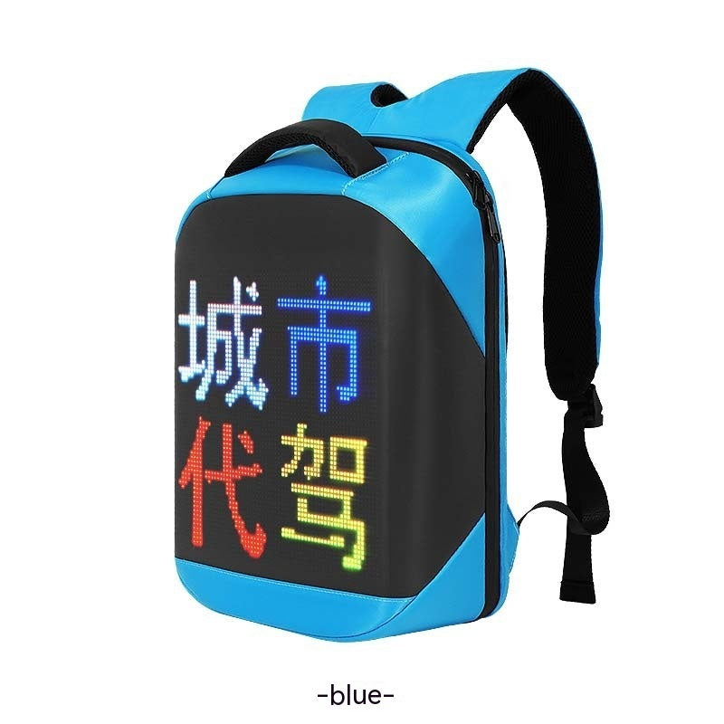 Sac à dos étanche mode Led sac à dos publicité intelligente sac à dos d'affaires étanche