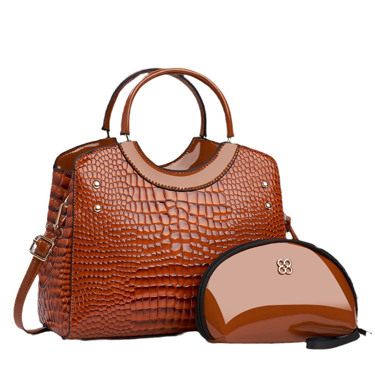 Sac à bandoulière tendance pour enfants et mères, sac à bandoulière texturé pour personnes d'âge moyen