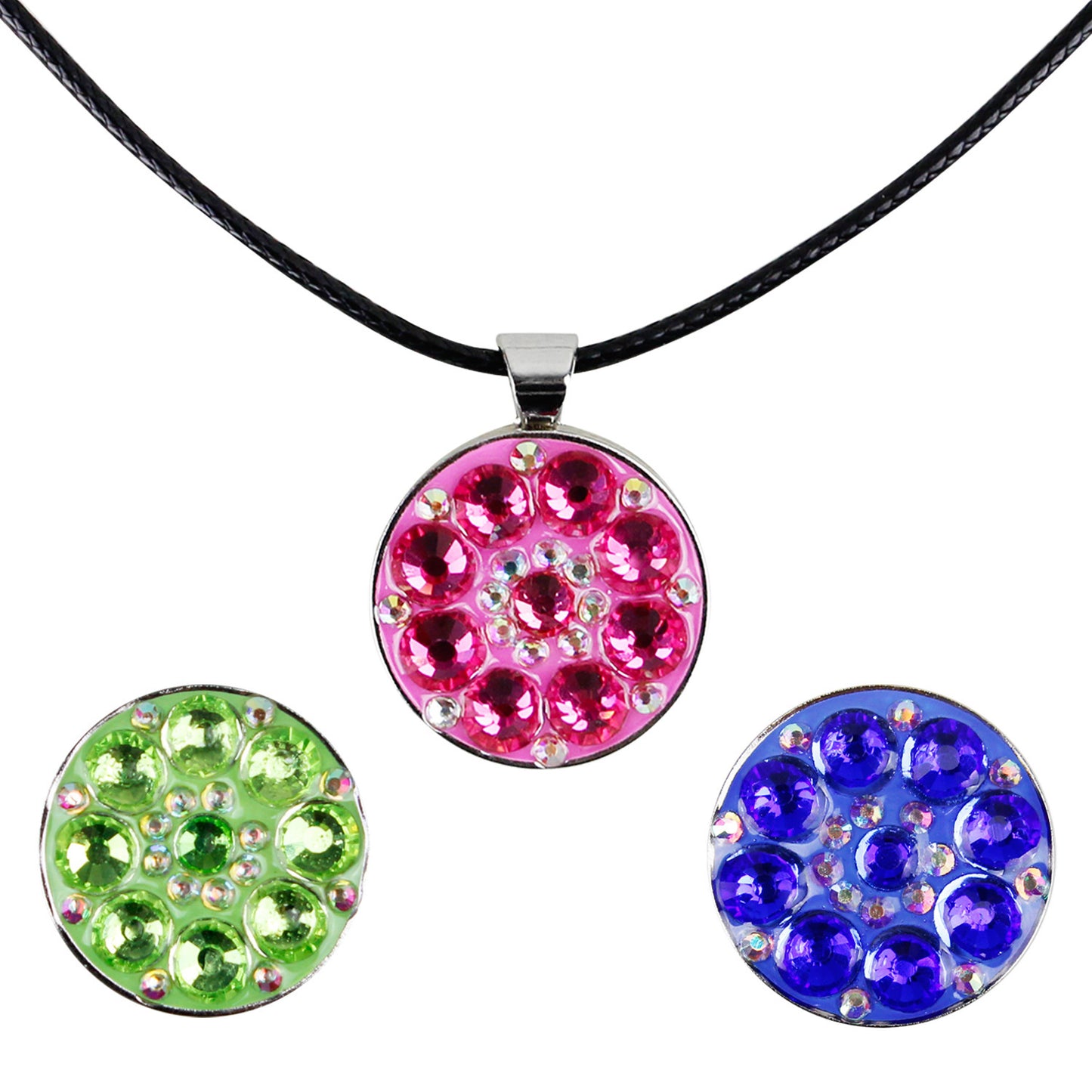 Golf Women's Necklace Crystal Necklace Diamond