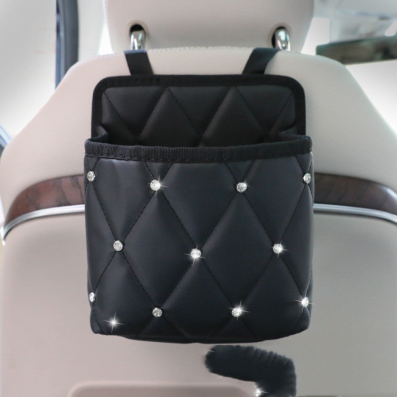 Sac de rangement de voiture, support de sac à main, organisateur de rangement de siège de voiture, support de sac à main, rangement intérieur automobile, organisateur central de voiture