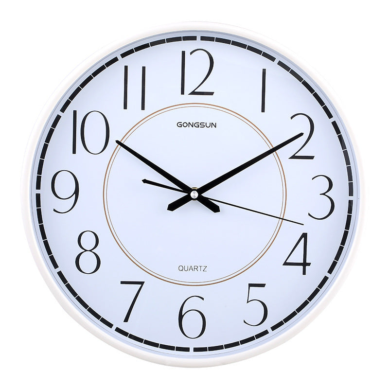 Horloge murale bureau Simple atmosphère nordique maison mode créative chambre horloge ronde