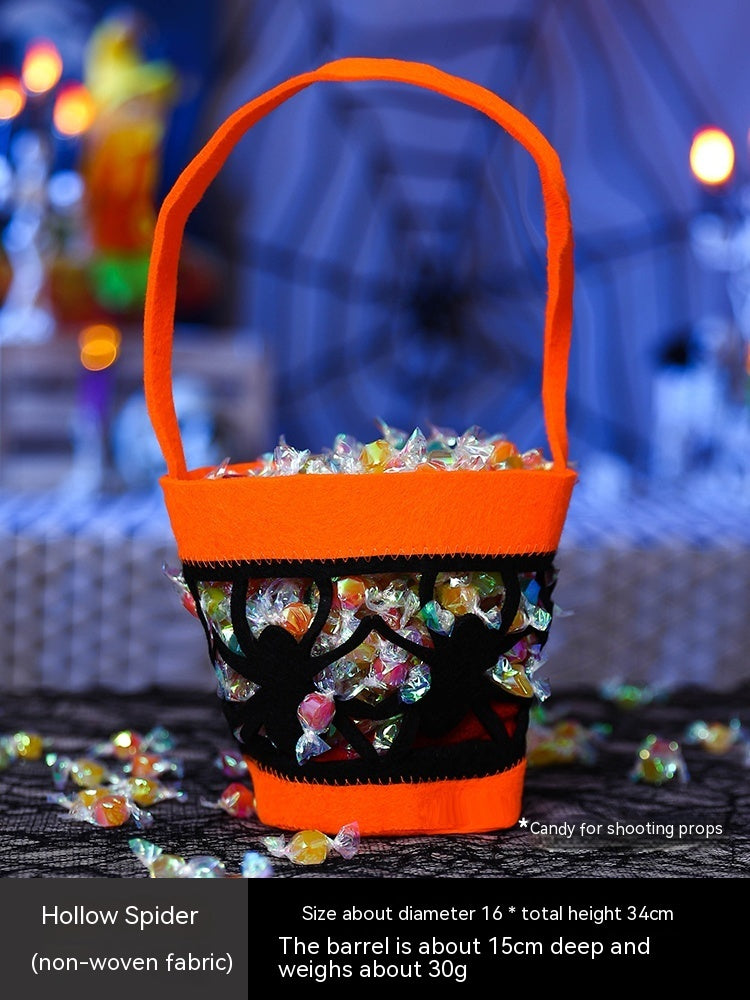 Halloween Pumpkin Bag Portable Children Props