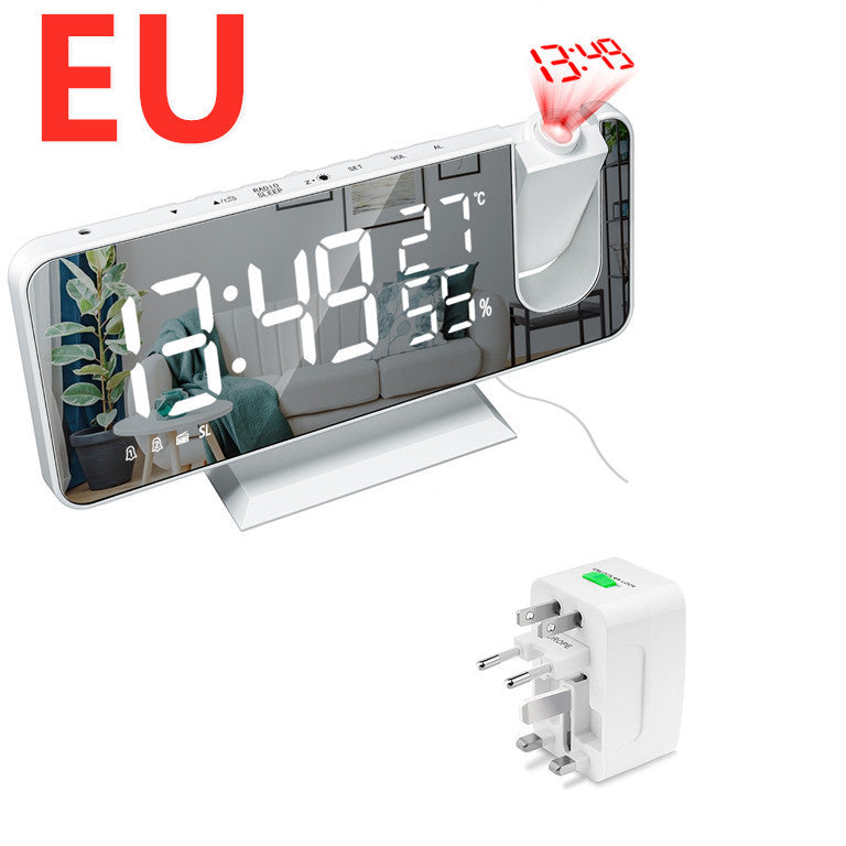 Réveil multifonctionnel à projection radio