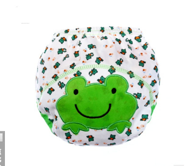 Pantalons à couches de dessin animé pour enfants, pantalons d'apprentissage pour bébés, pantalons d'entraînement respirants en coton pour nourrissons, couches lavables