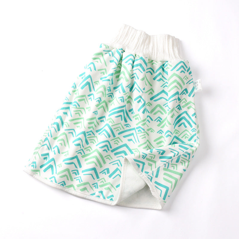 Jupe couche bébé en coton et fibre de bambou