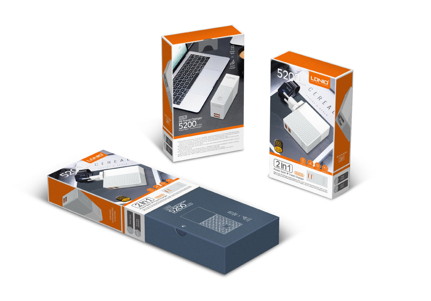 New Mobile Power Bank Charger Two In One power Bank Charger