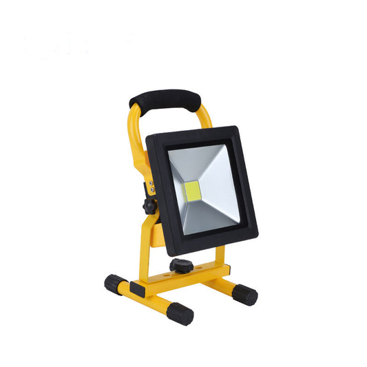 Projecteur led ultra-mince rechargeable 10W, étanche IP65, portable, lampe d'extérieur, lumière de camping
