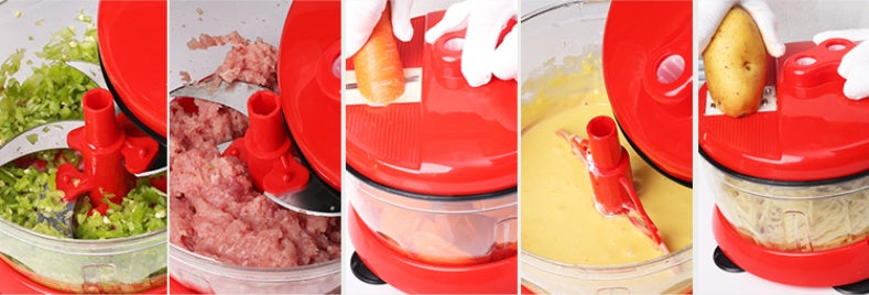 Trituradora multifunción, trituradora de carne Manual, máquina de relleno de bolas de masa, máquina doméstica de verduras, utensilios de cocina para ajo