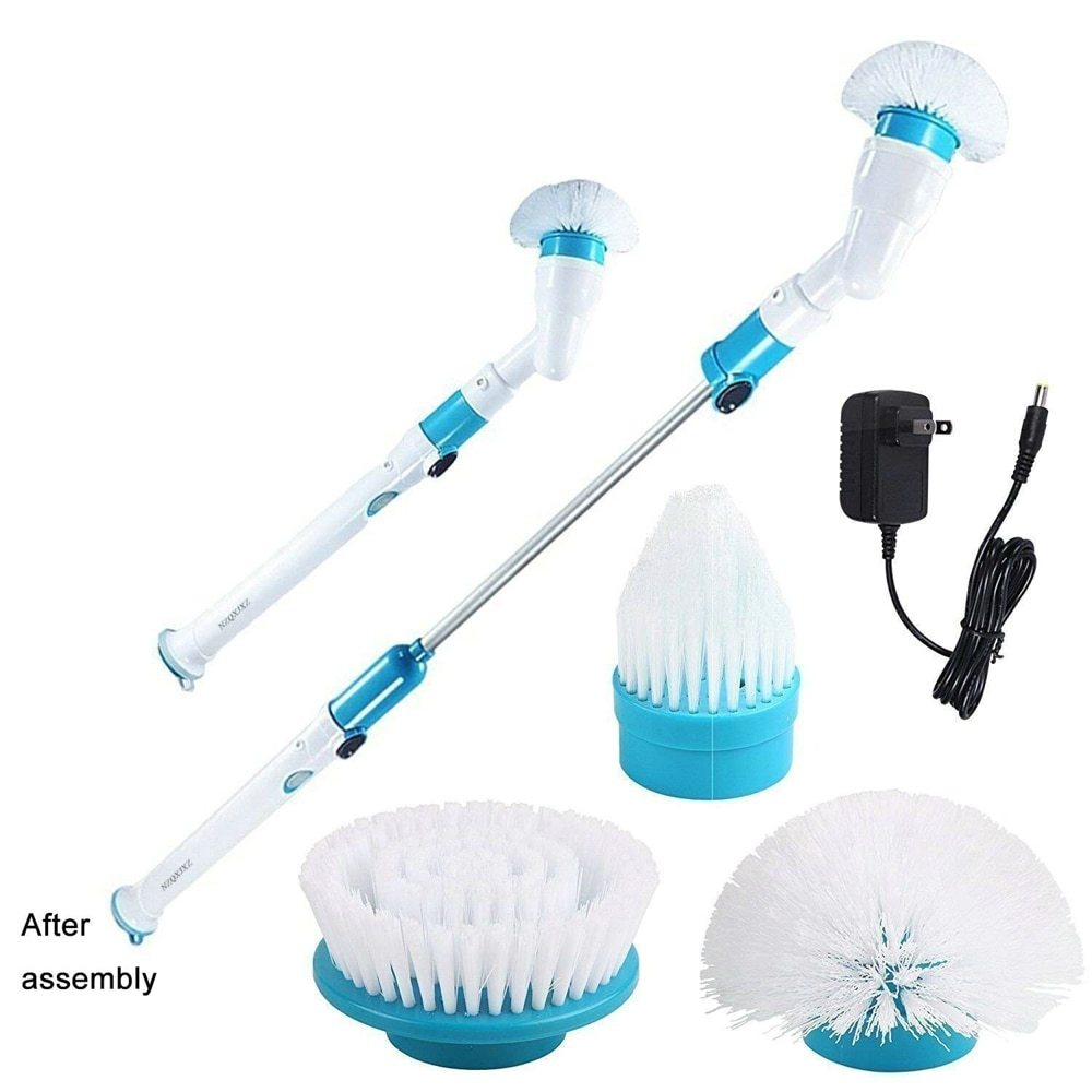 Brosse de nettoyage électrique rechargeable rétractable