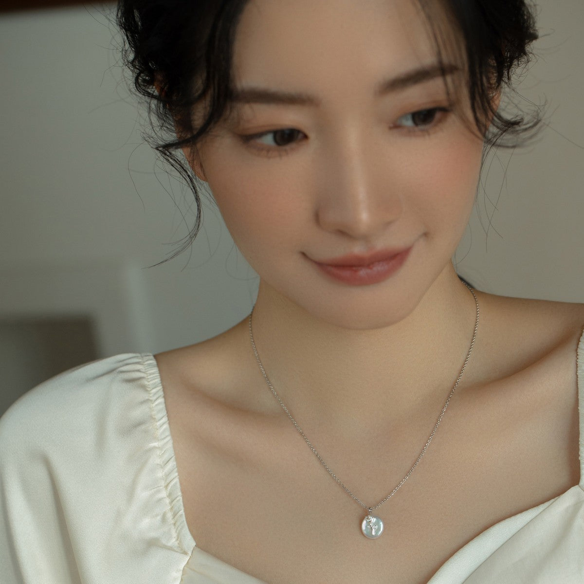 Design Hypoallergenic Titanium Steel Necklace For Women