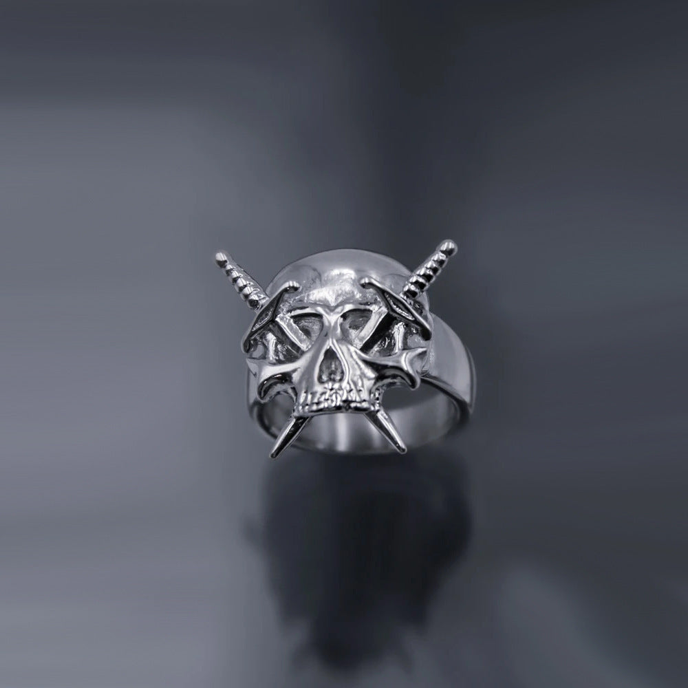 Europe And America Creative Dark Retro Butterfly Ring Fashion Hip Hop