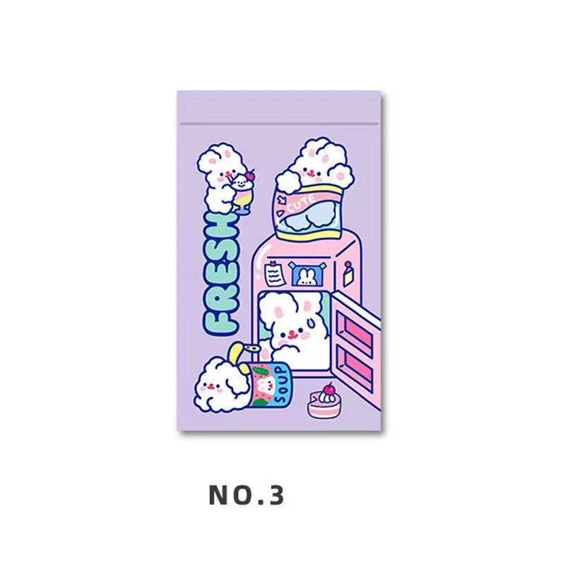 Emballage lapin mignon, emballage de collations, poche de scellage, sac cadeau de bijoux
