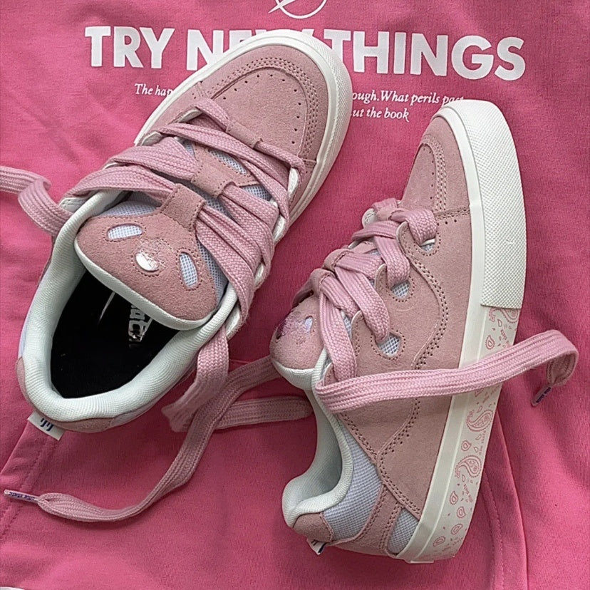 Chaussures de skateboard polyvalentes à fond plat pour sports et loisirs