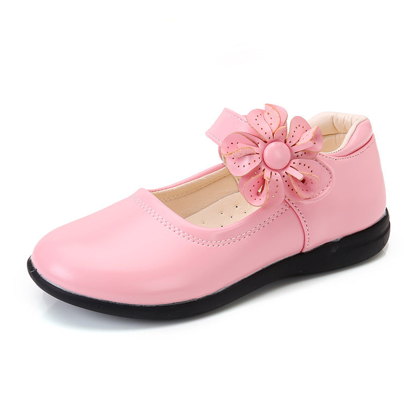 Chaussures de princesse à semelles souples pour grands enfants, noires, spectacle pour étudiants