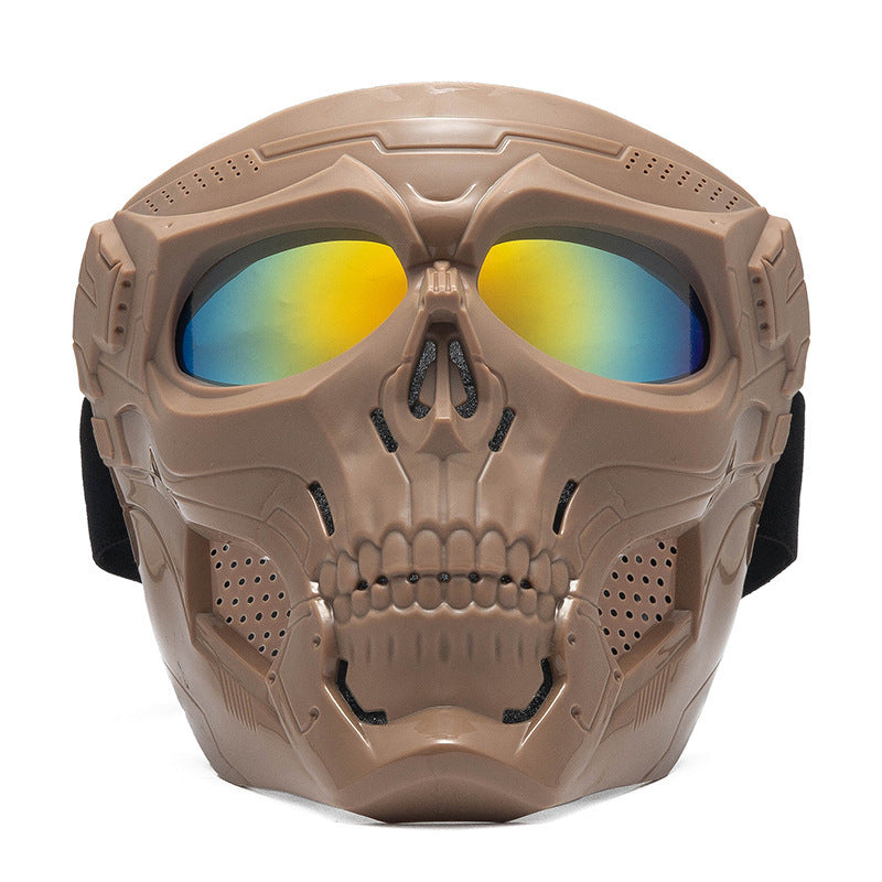 Lunettes coupe-vent Skull Riding Mirror unisexe