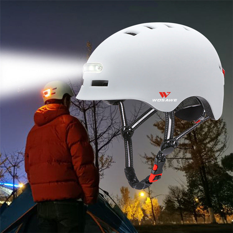Casque de feu arrière Casque de vélo