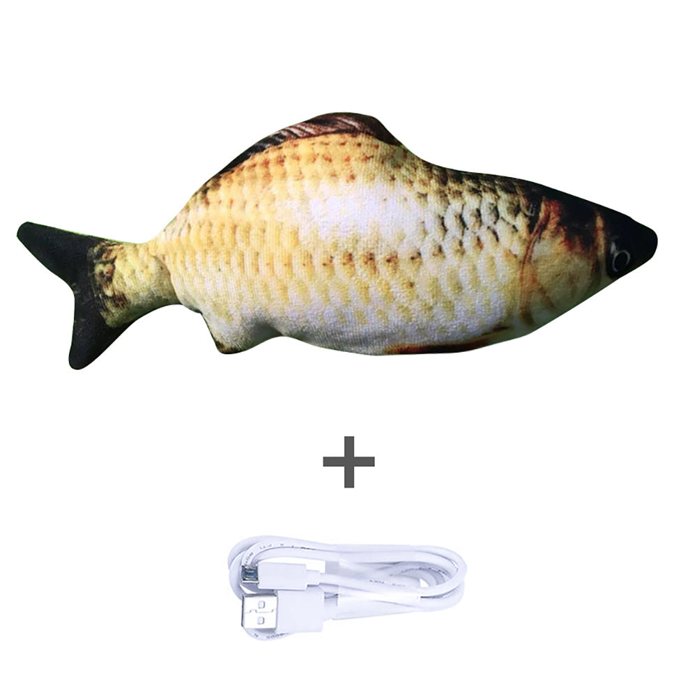 Version sans pince à chat - Jouet de poisson électrique de simulation de poisson sauteur électrique