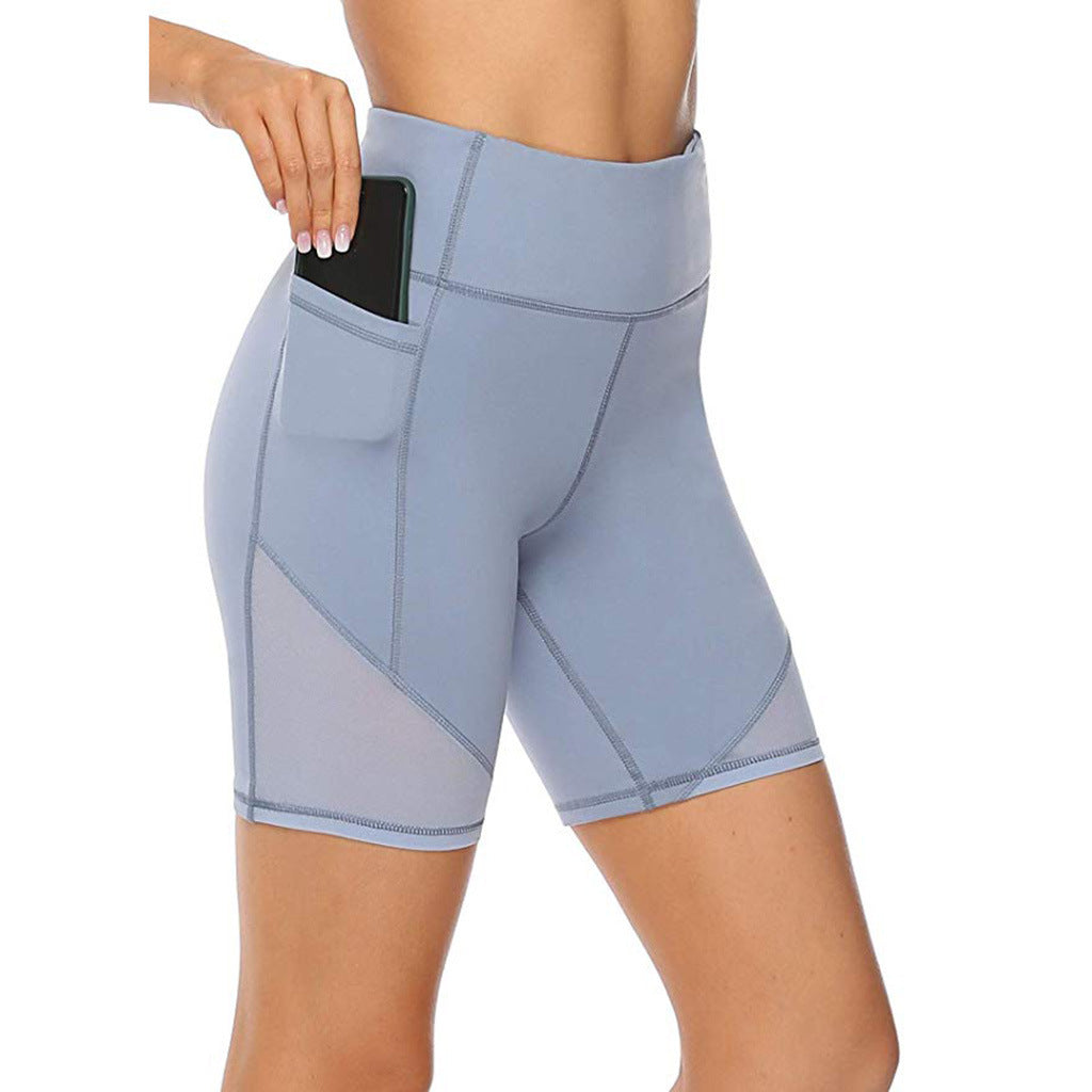Pantalones cortos deportivos de cinco puntos con costuras