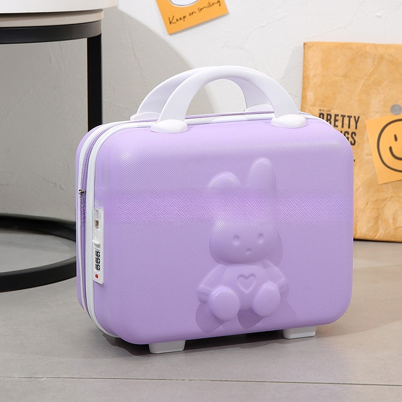 Boîte de mot de passe de sac de rangement portable lapin
