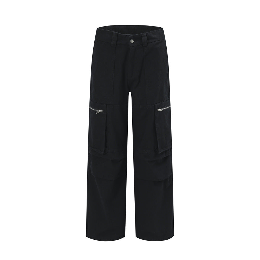 Men's Fashion Wide-leg Straight Long Pants